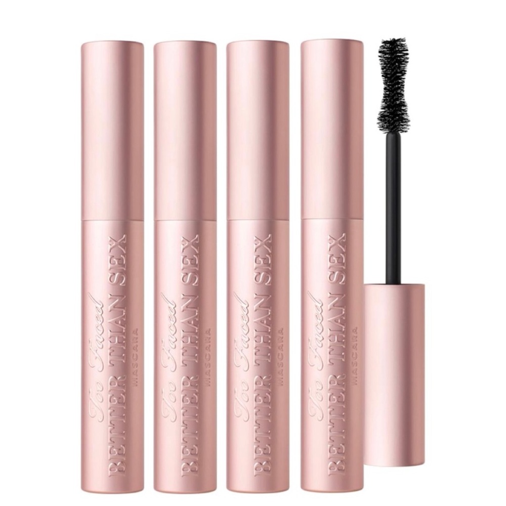 NEW Too Faced Better Than Sex Best-Selling Volumizing Lengthening Mascara Set 4